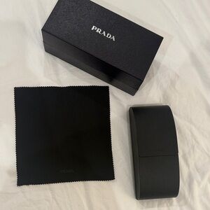 Prada Sunglasses Case with Box and Cloth